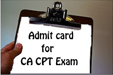 cpt admit card