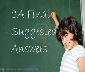 ca final suggested answers