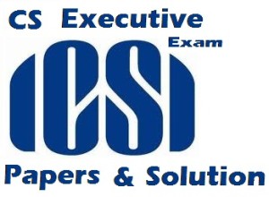 icsi executive exam paper solution