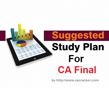 study plan for ca final
