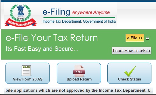 file income tax return incometaxindiaefiling.gov.in